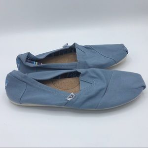 Tom’s Blue Sandal Slip on Size 10
